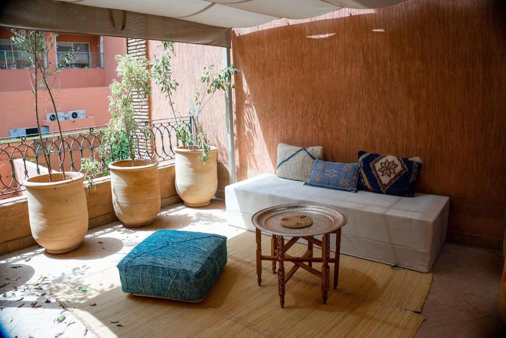 Bel Appart Hivernage Avec Belle Terrasse Marakéš Exteriér fotografie